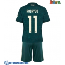 Fotballdrakt Barn Real Madrid Rodrygo Goes #11 Bortedraktsett 2026-27 Kortermet (+ Korte bukser)